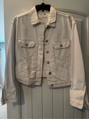 Old Navy Off-White Cotton Jacket
